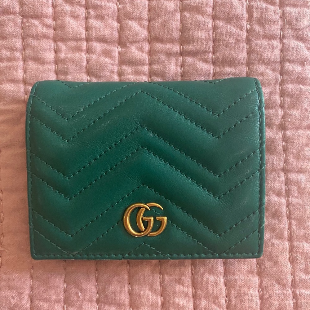 Gucci Gg Marmont Card Case Wallet